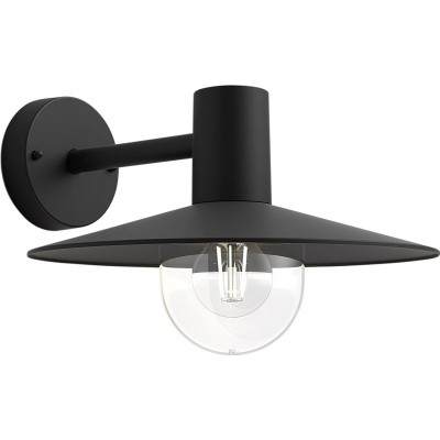 Applique murale d'extérieur Philips 42W 34×30 cm. Aluminium, pmma et métal. Couleur noir