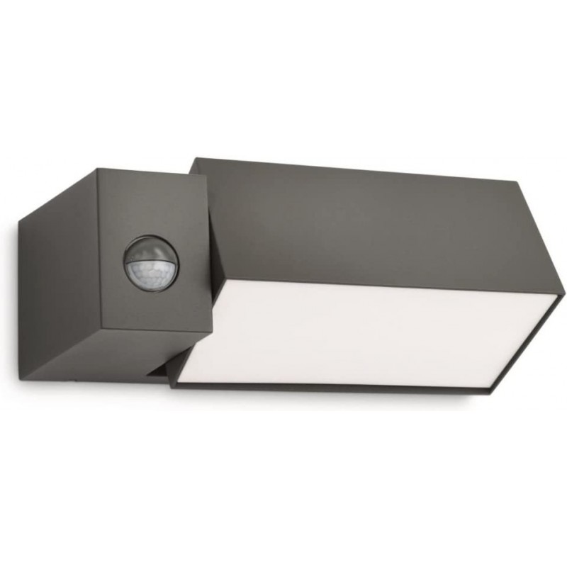 119,95 € Kostenloser Versand | Innenwandleuchte Philips 27×16 cm. Aluminium. Schwarz Farbe