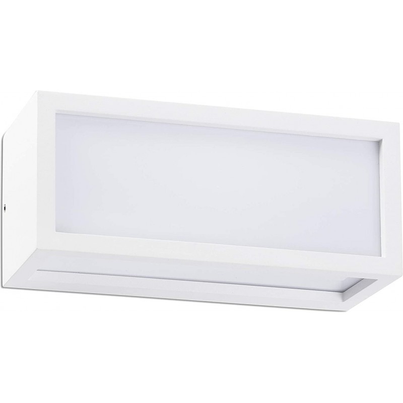 69,95 € Free Shipping | Indoor wall light 15W Rectangular Shape Ø 10 cm. Living room, bedroom and lobby. Modern Style. Aluminum and Polycarbonate. White Color