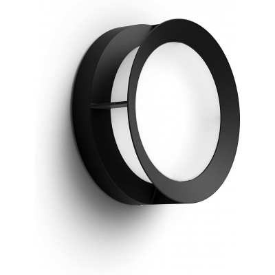 Luz de parede interna Philips 12W 74×19 cm. LED Alumínio e metais. Cor preto