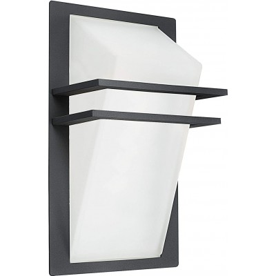 109,95 € Free Shipping | Outdoor wall light Eglo 60W Rectangular Shape 35×20 cm. Living room, bedroom and lobby. Modern Style. Metal casting. White Color