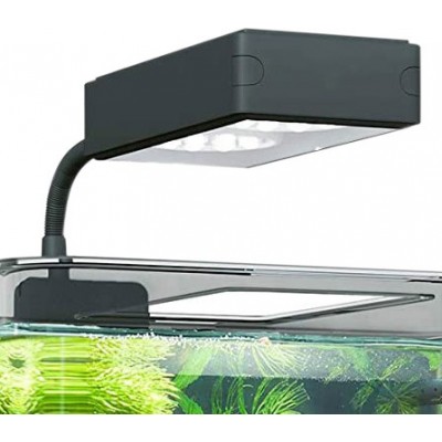 Aquatic lighting Rectangular Shape 36×30 cm. Pool. Modern Style. Crystal. Black Color