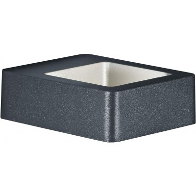 Outdoor wall light Trio 5W Rectangular Shape 12×5 cm. two-way lighting Hall. Modern Style. Metal casting. Anthracite Color