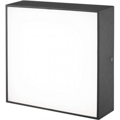 109,95 € Free Shipping | Outdoor wall light 29×29 cm. Aluminum. Anthracite Color