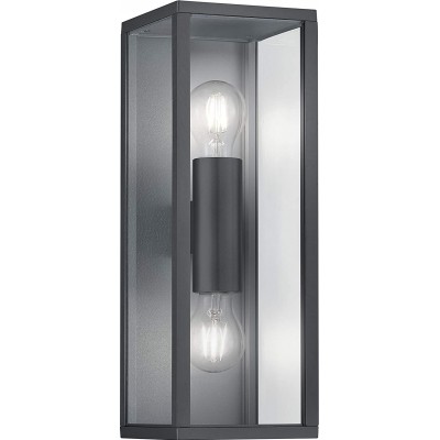 75,95 € Spedizione Gratuita | Applique da esterno Trio 10W 38×14 cm. 2 punti luce Alluminio. Colore antracite