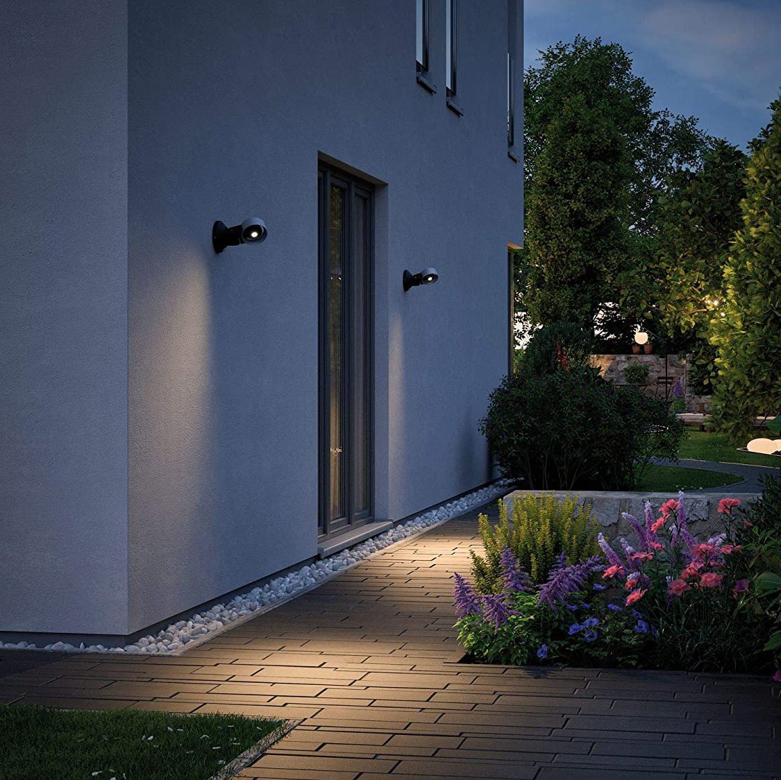 68,95 € Free Shipping | Outdoor wall light 8W 23×14 cm. Acrylic and aluminum. Black Color