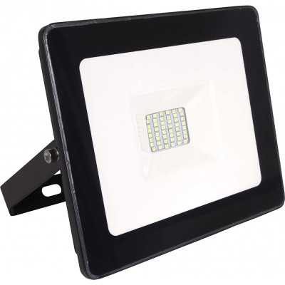 74,95 € Free Shipping | Flood and spotlight 50W Rectangular Shape 24×21 cm. LED Terrace, garden and public space. Black Color