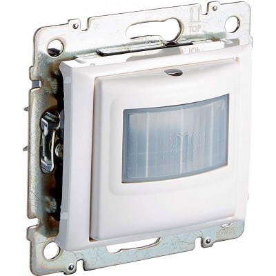 Illuminazione di sicurezza 10×9 cm. Rivelatore Colore bianca