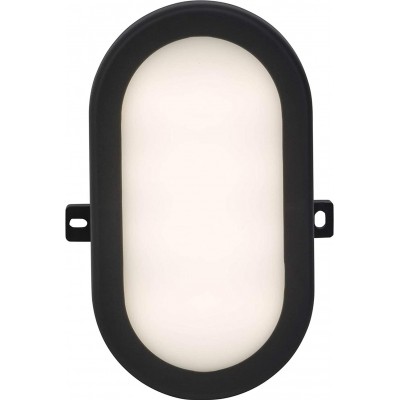 26,95 € Free Shipping | Outdoor wall light 5W 17×12 cm. Terrace, garden and public space. PMMA. Black Color