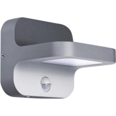 71,95 € Free Shipping | Outdoor wall light 60W 16×15 cm. LED with motion detector Terrace, garden and public space. Modern Style. Aluminum and Metal casting. Gray Color