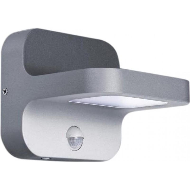 71,95 € Free Shipping | Outdoor wall light 60W 16×15 cm. LED with motion detector Terrace, garden and public space. Modern Style. Aluminum and Metal casting. Gray Color