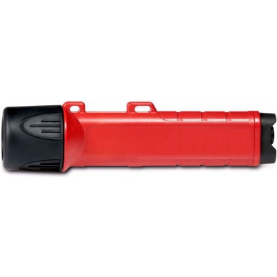 LED flashlight Cylindrical Shape 17×4 cm. PMMA. Red Color