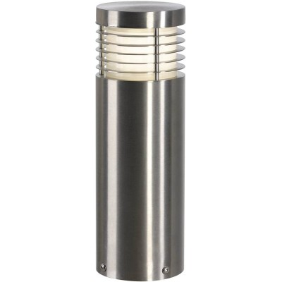 131,95 € Free Shipping | Luminous beacon 20W Cylindrical Shape 30×12 cm. LED Terrace, garden and public space. Modern Style. Stainless steel. Gray Color