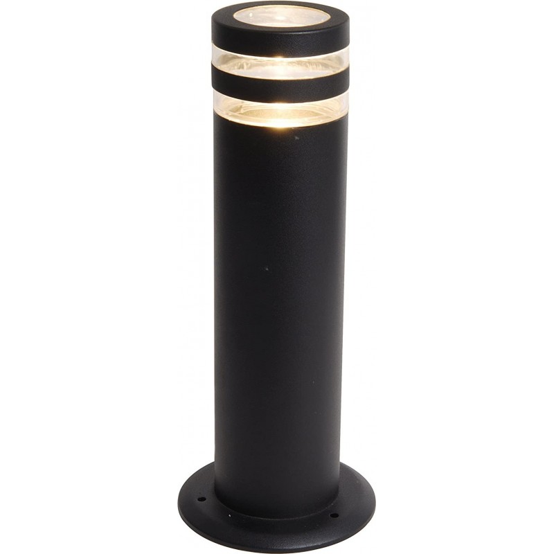 88,95 € Free Shipping | Luminous beacon 35W Cylindrical Shape 40×16 cm. Terrace, garden and public space. Modern Style. Metal casting. Black Color