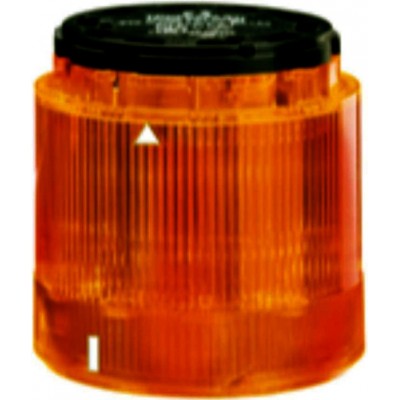 Éclairage de sécurité Façonner Cylindrique Ø 7 cm. Éclairage clignotant Terrasse, jardin et espace publique. Couleur orange