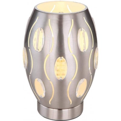 109,95 € Free Shipping | Outdoor lamp 40W Cylindrical Shape Ø 5 cm. Terrace, garden and public space. Crystal and Metal casting. Gray Color