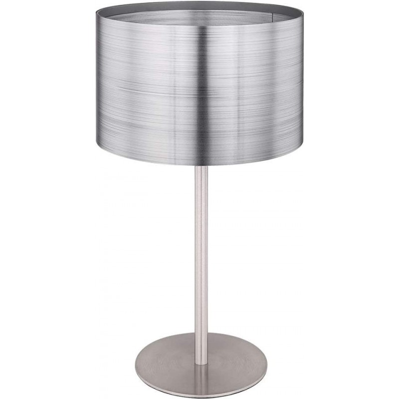 106,95 € Spedizione Gratuita | Lampada da scrivania 40W Forma Cilindrica Ø 5 cm. Soggiorno, sala da pranzo e atrio. PMMA. Colore argento