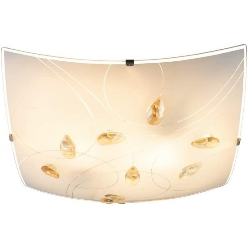 86,95 € Spedizione Gratuita | Applique da esterno 24×14 cm. Colore beige