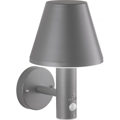112,95 € Free Shipping | Outdoor wall light 7W Conical Shape 29×21 cm. Terrace, garden and public space. Classic Style. Aluminum and PMMA. Anthracite Color