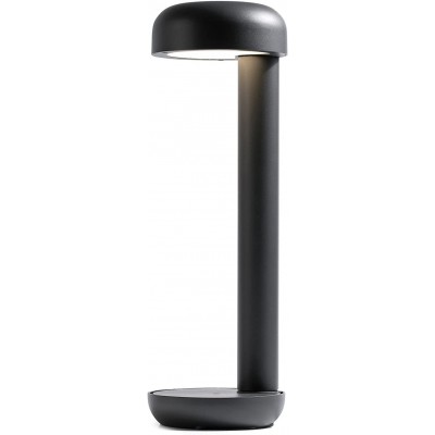 134,95 € Free Shipping | Luminous beacon 9W Cylindrical Shape Ø 16 cm. Terrace, garden and public space. Aluminum, Metal casting and Polycarbonate. Gray Color