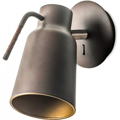 129,95 € Free Shipping | Outdoor wall light 60W LED Steel. Brown Color