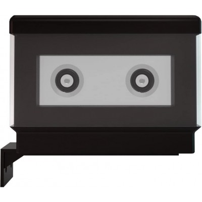 95,95 € Spedizione Gratuita | Lampada da esterno 10×10 cm. Acciaio. Colore nero