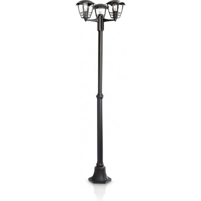 209,95 € Free Shipping | Streetlight Philips 60W 184×48 cm. Triple focus Aluminum and pmma. Black Color