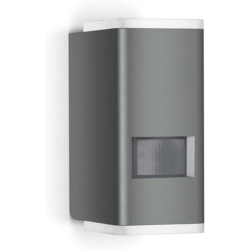 146,95 € Free Shipping | Outdoor wall light 9W Rectangular Shape 14×9 cm. Bi-directional LED. Control by APP Smartphone and Bluetooth. Movement detector Lobby. Aluminum. Anthracite Color