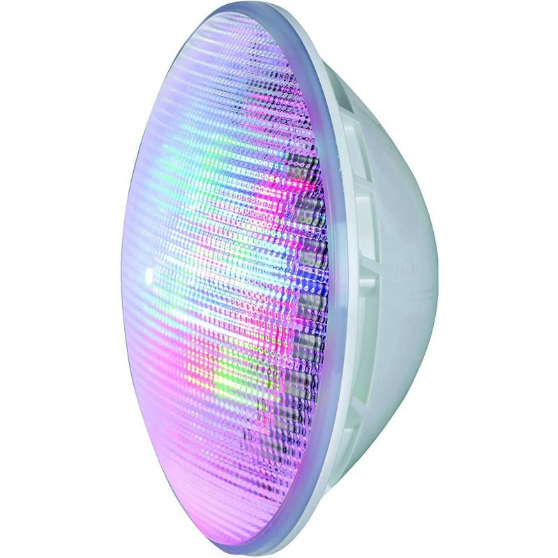 184,95 € Envio grátis | Iluminação aquática Forma Redondo 18×10 cm. LED reguláveis Controle remoto Piscina. Cor branco