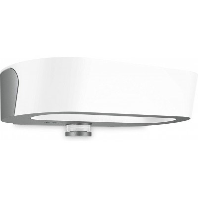 153,95 € Free Shipping | Outdoor wall light 8W Oval Shape 26×14 cm. Multidirectional light Terrace, garden and public space. Modern Style. Aluminum and PMMA. Anthracite Color