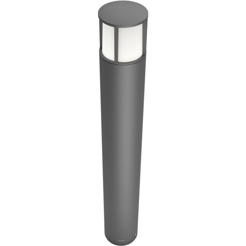 163,95 € Бесплатная доставка | Светящийся маяк Philips 6W 77×10 cm. Алюминий. Антрацит Цвет