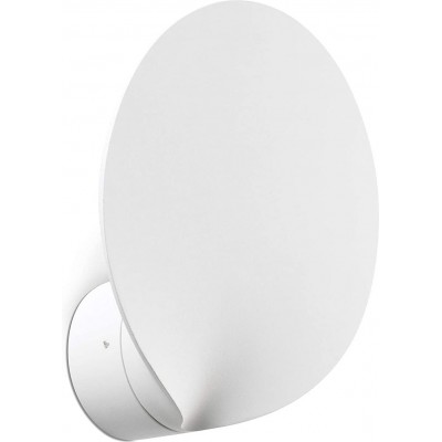 Outdoor wall light 18W Round Shape 110 cm. Terrace, garden and public space. Modern Style. Aluminum. White Color