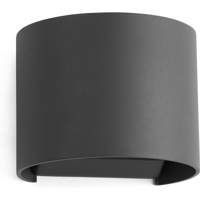 89,95 € Free Shipping | Outdoor wall light 3W Cylindrical Shape 14×11 cm. LED Terrace, garden and public space. Aluminum. Black Color