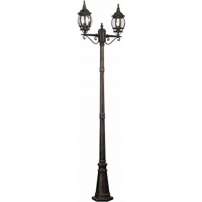 173,95 € Free Shipping | Streetlight 202×32 cm. Double focus Aluminum. Black Color