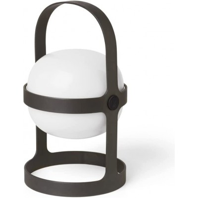 Outdoor lamp 26×15 cm. Grab handle Steel, pmma and metal casting. Black Color