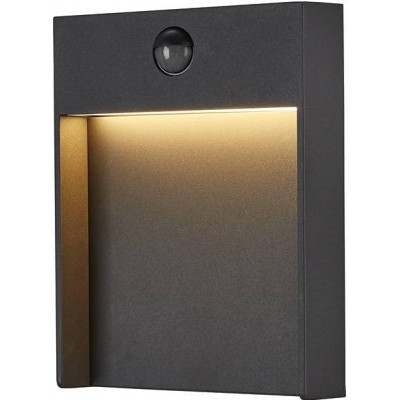 209,95 € Free Shipping | Outdoor wall light 16W 3000K Warm light. Square Shape 23×18 cm. Terrace, garden and public space. Modern Style. Aluminum. Anthracite Color