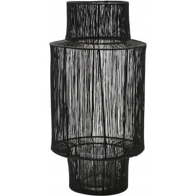 Lámpara de exterior Forma Cilíndrica 45×22 cm. Terraza, jardín y espacio público. Color negro