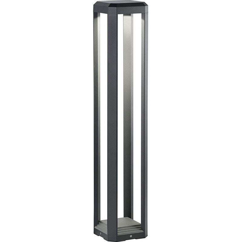 224,95 € Envio grátis | Farol luminoso Trio 11W Forma Retangular 80×15 cm. Terraço, jardim e espaço publico. Alumínio. Cor antracite