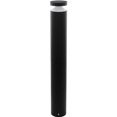 208,95 € Free Shipping | Luminous beacon Eglo 11W 3000K Warm light. Cylindrical Shape 99×14 cm. Terrace, garden and public space. Aluminum and PMMA. Black Color