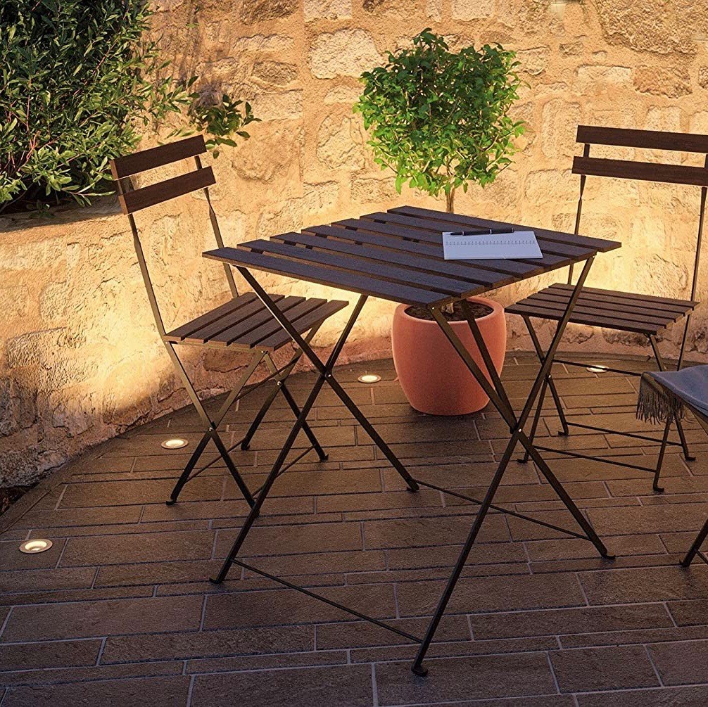152,95 € Spedizione Gratuita | Scatola da 3 unità Apparecchio da incasso 8W 9×6 cm. LED Acciaio. Colore argento