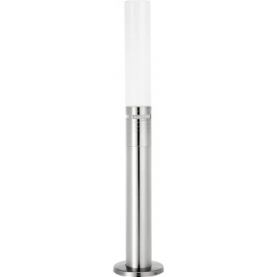 Faro luminoso Forma Cilindrica 104×22 cm. Sensore di movimento. altezza regolabile Terrazza, giardino e spazio pubblico. Stile moderno. Metallo. Colore grigio