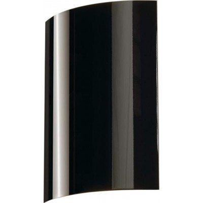 室内壁灯 6W 圆柱型 形状 45×28 cm. 双向发光二极管 客厅, 饭厅 和 卧室. 现代的 和 工业的 风格. 钢 和 铝. 黑色的 颜色