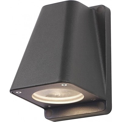 155,95 € Free Shipping | Outdoor wall light Conical Shape 18×14 cm. LED Terrace, garden and public space. Modern Style. Aluminum and Glass. Anthracite Color