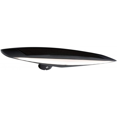 Applique murale d'extérieur 5W 3000K Lumière chaude. 35×19 cm. Détecteur de mouvement. recharge solaire Pmma. Couleur anthracite