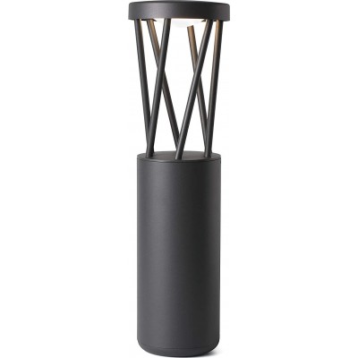 171,95 € Free Shipping | Outdoor wall light 10W Cylindrical Shape 65 cm. LED Terrace, garden and public space. Aluminum. Anthracite Color