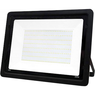 209,95 € Free Shipping | Flood and spotlight 200W 20×20 cm. Adjustable Black Color