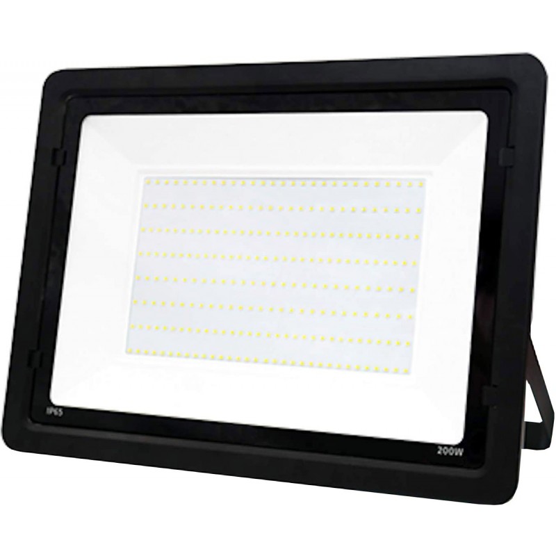 221,95 € Envoi gratuit | Projecteur d'extérieur 200W Façonner Rectangulaire 20×20 cm. Ajustable Terrasse, jardin et espace publique. Couleur noir