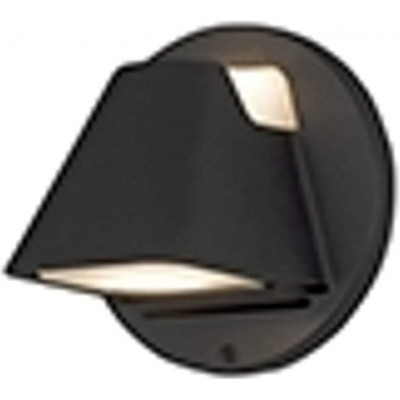 Applique da esterno 14W 20×20 cm. Emissione luminosa bidirezionale Alluminio. Colore nero
