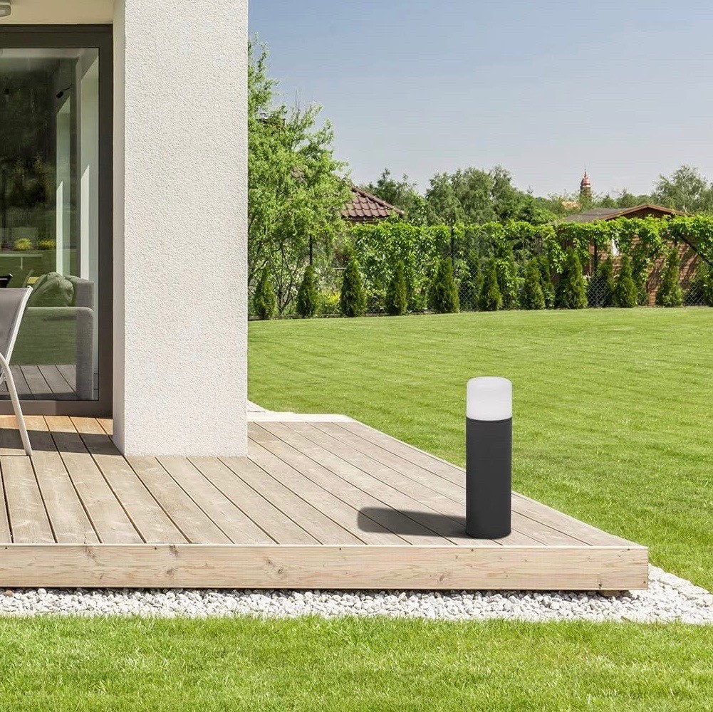 146,95 € Envio grátis | Farol luminoso 9W LED Alumínio. Cor antracite