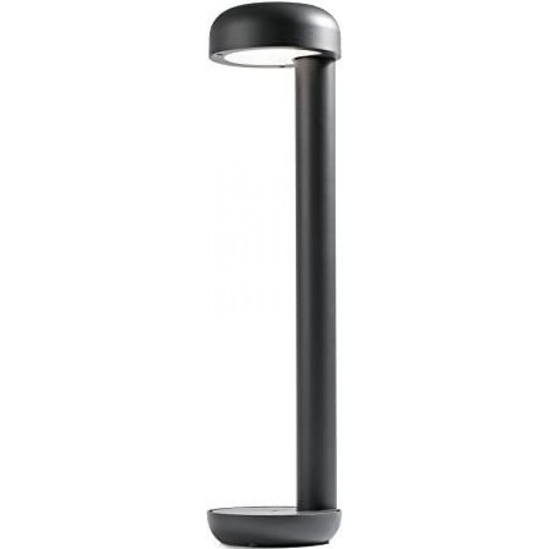 137,95 € Free Shipping | Outdoor lamp 9W Cylindrical Shape Ø 16 cm. Grow LED for plants. Includes planter Terrace, garden and public space. Aluminum, Crystal and Polycarbonate. Black Color